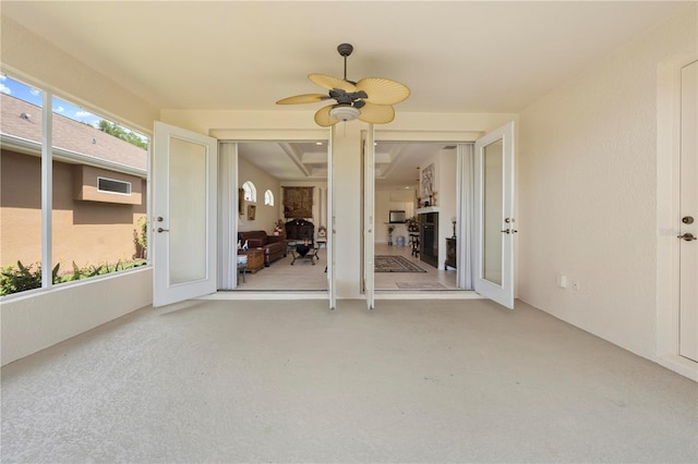 4407 Caliquen Dr, Brooksville, FL 34604 - view of patio featuring a ceiling fan