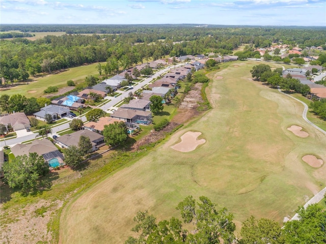 4407 Caliquen Dr, Brooksville, FL 34604 - drone / aerial view with golf course view and a residential view
