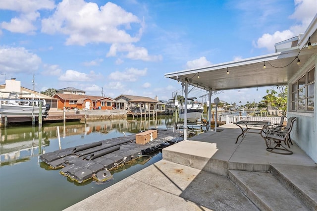 13815 Plumosa Ave, Hudson, FL 34667 - dock area with a water view and boat lift