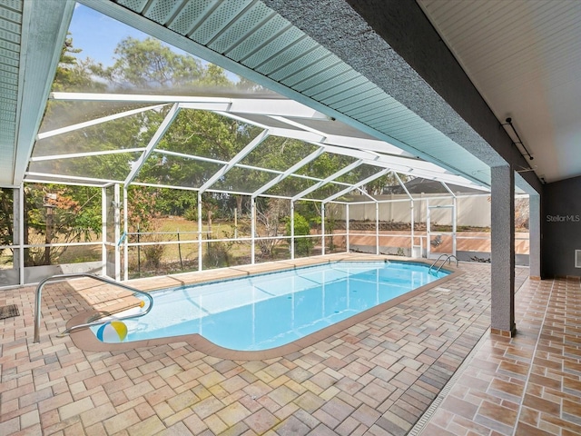 5411 Joyner Ave, Spring Hill, FL 34608 - pool with a lanai and a patio