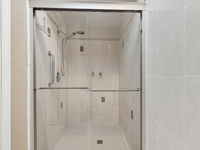 5411 Joyner Ave, Spring Hill, FL 34608 - full bathroom with a shower stall