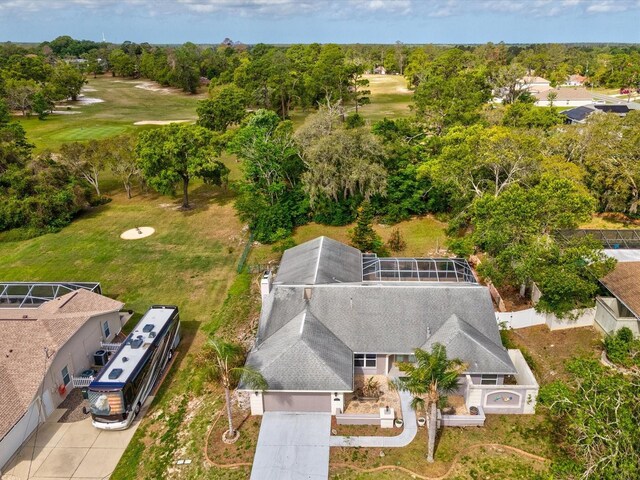 5411 Joyner Ave, Spring Hill, FL 34608 - birds eye view of property featuring view of golf course