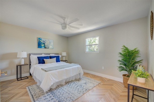 6432 Boatyard Dr, Hudson, FL 34667 - bedroom with ceiling fan and baseboards