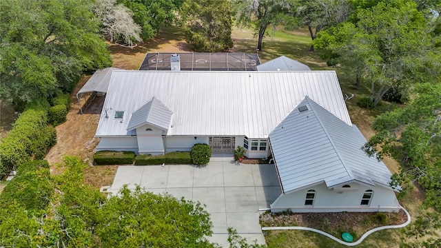 drone / aerial view