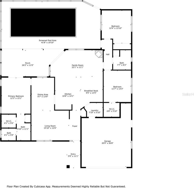 6095 W Douneray Loop, Crystal River, FL 34429 - floor plan