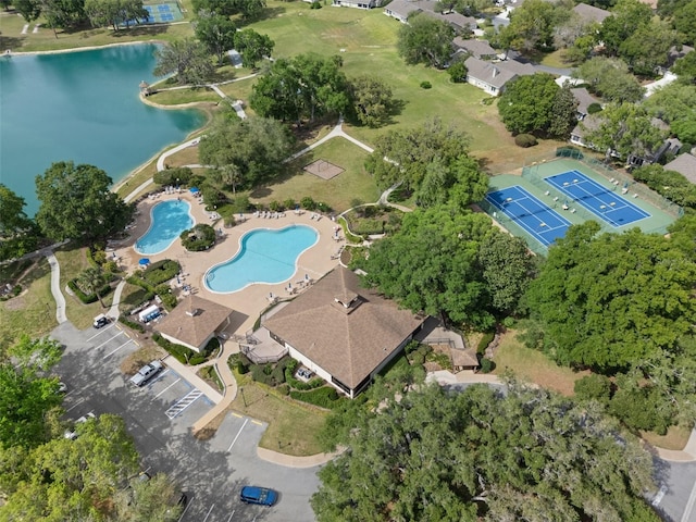 6095 W Douneray Loop, Crystal River, FL 34429 - bird's eye view featuring a water view