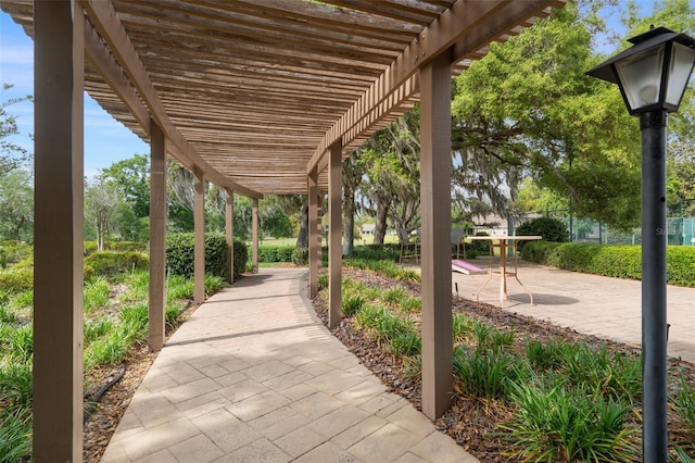 6095 W Douneray Loop, Crystal River, FL 34429 - view of property's community featuring a pergola and a patio