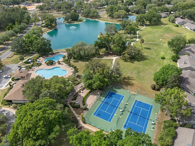 6095 W Douneray Loop, Crystal River, FL 34429 - birds eye view of property with a water view