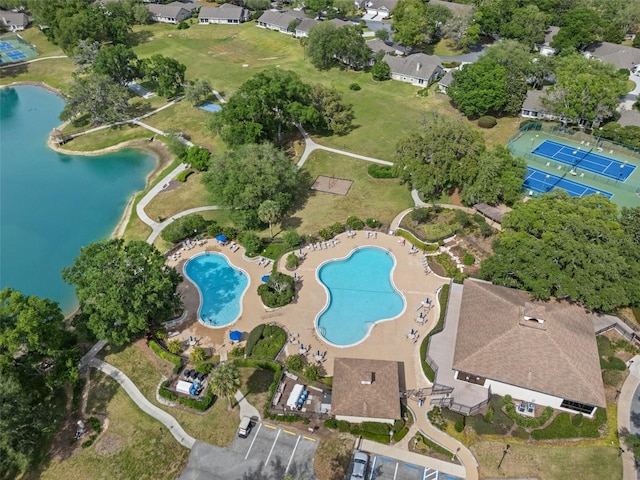 6095 W Douneray Loop, Crystal River, FL 34429 - drone / aerial view with a water view