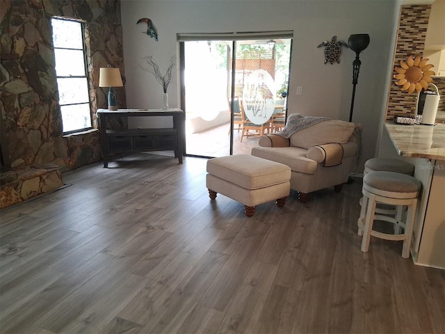 7508 Cypress Knee Dr, Hudson, FL 34667 - living area with wood finished floors