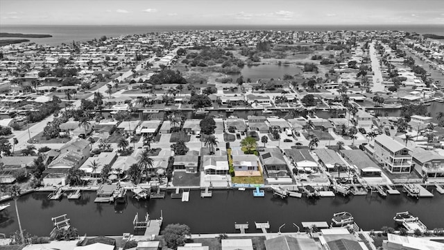 5106 Blue Heron Dr, New Port Richey, FL 34652 - birds eye view of property featuring a residential view and a water view