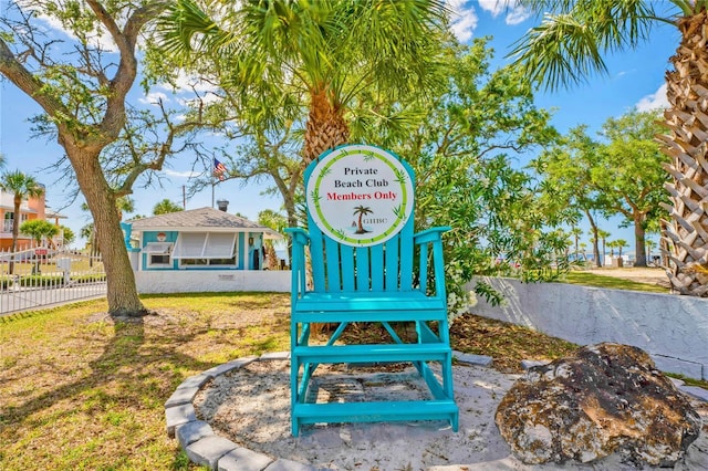 5106 Blue Heron Dr, New Port Richey, FL 34652 - community / neighborhood sign featuring fence