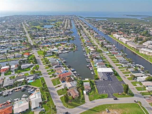 5106 Blue Heron Dr, New Port Richey, FL 34652 - aerial view with a water view and a residential view