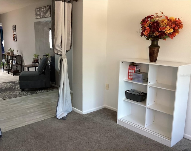 13111 Sheridan Dr, Hudson, FL 34667 - hall featuring carpet flooring and baseboards
