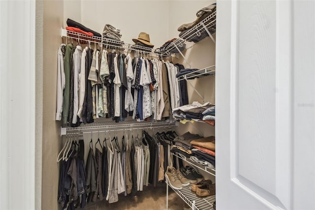 view of spacious closet