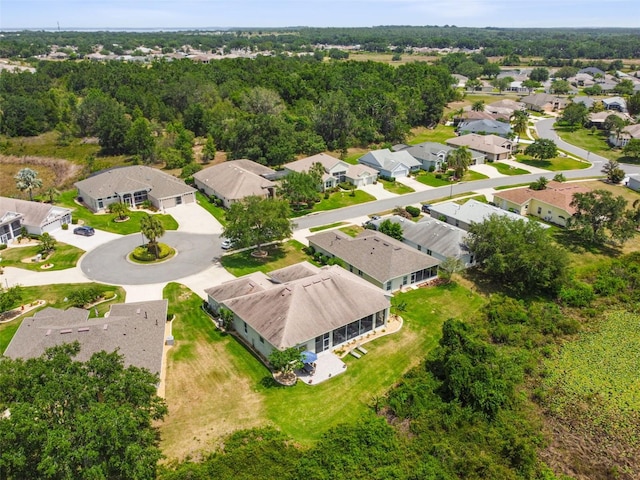 bird's eye view featuring a residential view