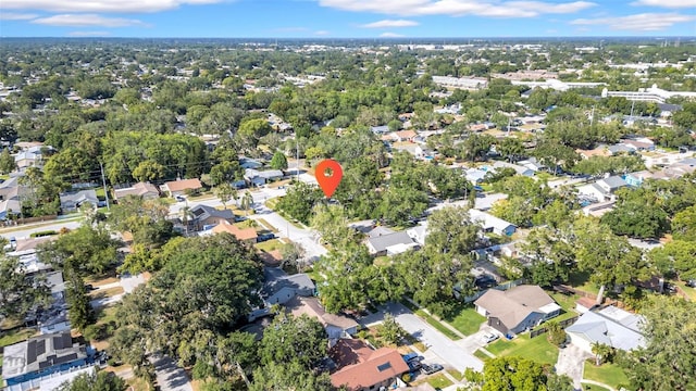 drone / aerial view featuring a residential view