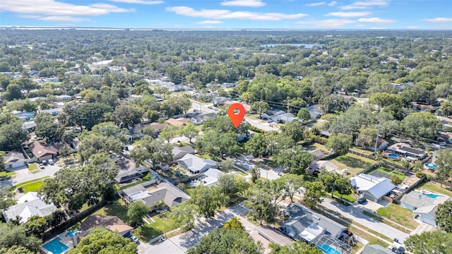 bird's eye view featuring a residential view