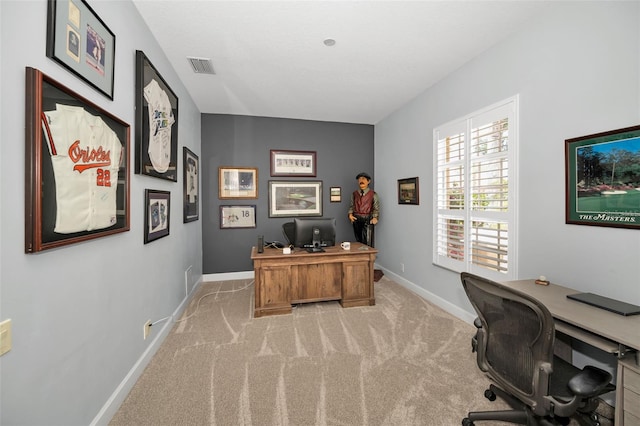 1033 Tuscany Dr, Trinity, FL 34655 - office space featuring light colored carpet, baseboards, and visible vents
