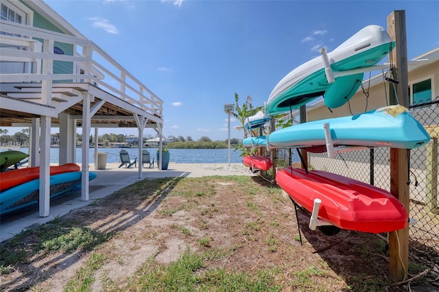 6622 Seaview Blvd, Hudson, FL 34667 - view of yard featuring a water view