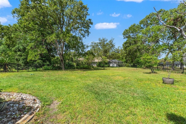 13469 Pia Ct, Spring Hill, FL 34609 - view of yard with a fenced backyard