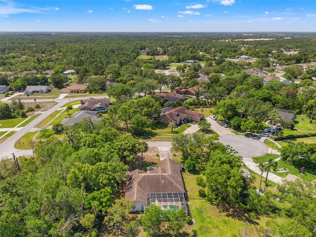 13469 Pia Ct, Spring Hill, FL 34609 - aerial view of residential area with a forest
