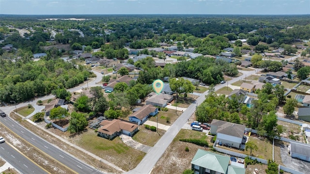 drone / aerial view featuring a residential view