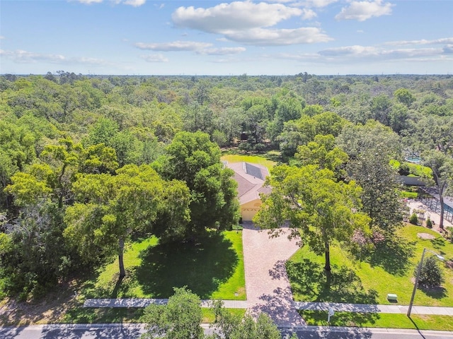 18502 Winding Oaks Blvd, Hudson, FL 34667 - drone / aerial view with a forest view