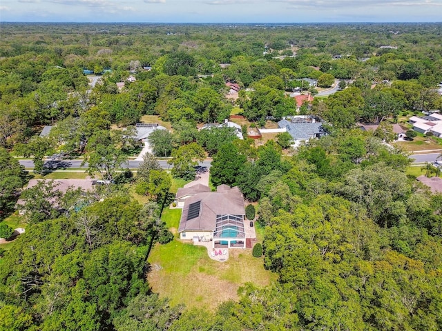 18502 Winding Oaks Blvd, Hudson, FL 34667 - bird's eye view featuring a forest view
