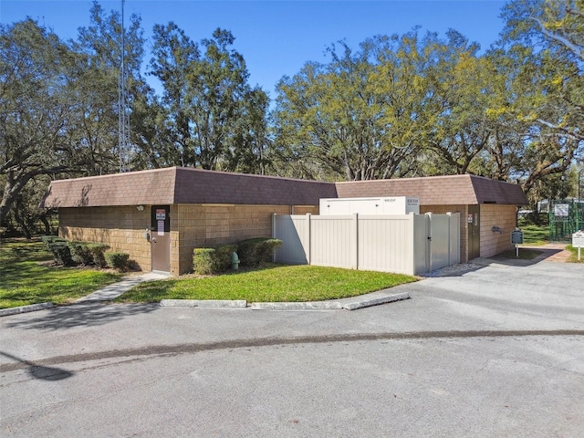 18502 Winding Oaks Blvd, Hudson, FL 34667 - exterior space featuring fence private yard