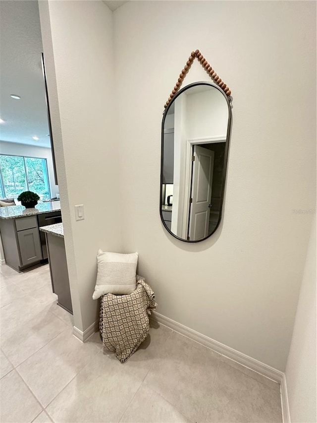 5236 Luisa Ct, Saint Cloud, FL 34771 - living area with light tile patterned floors and baseboards