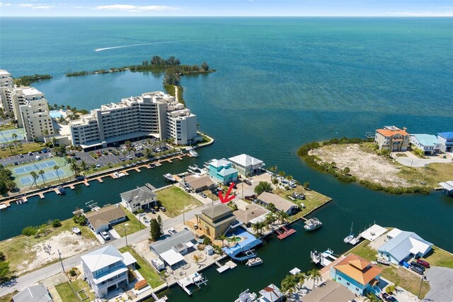 13810 Celida Ave, Hudson, FL 34667 - aerial view featuring a water view