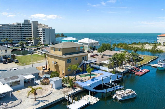 13810 Celida Ave, Hudson, FL 34667 - aerial view featuring a water view