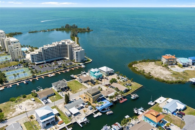 13810 Celida Ave, Hudson, FL 34667 - aerial view featuring a water view