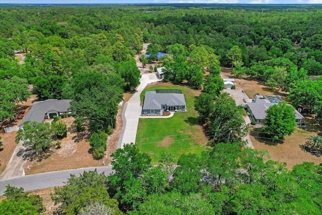 aerial view with a view of trees