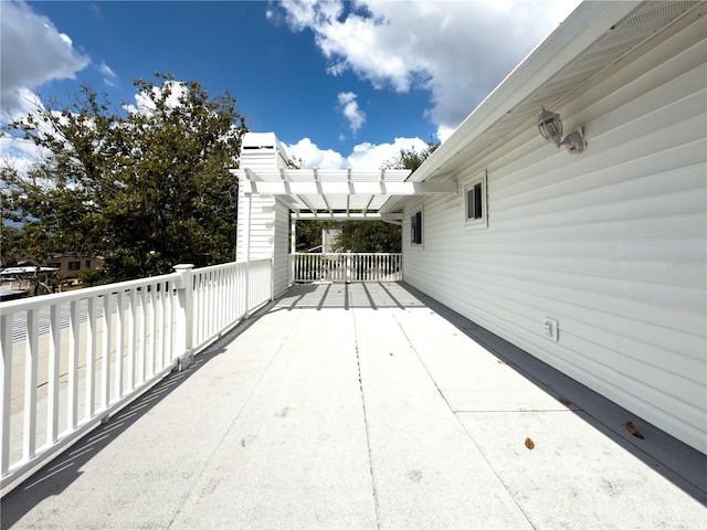 75 N Canal Dr, Palm Harbor, FL 34684 - view of patio with a pergola