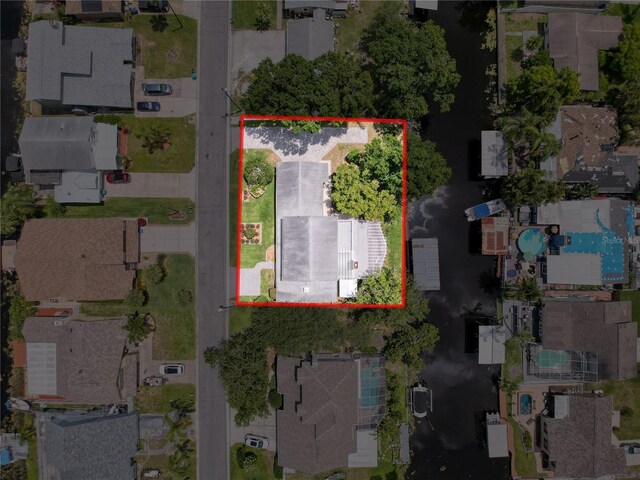 75 N Canal Dr, Palm Harbor, FL 34684 - aerial view with a residential view