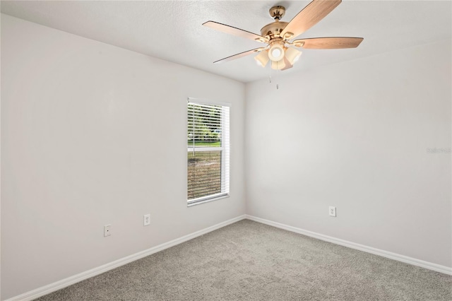 13098 Hanley Dr, Spring Hill, FL 34609 - empty room with carpet floors, baseboards, and ceiling fan