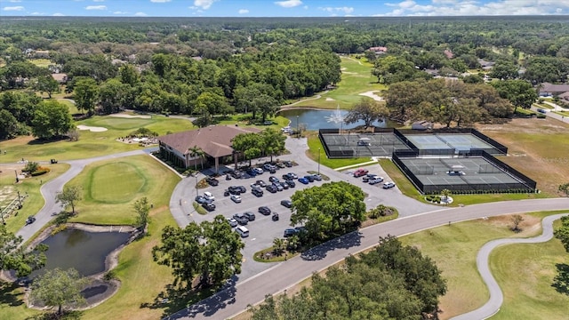 888 Royal Birkdale Dr, Tarpon Springs, FL 34688 - drone / aerial view featuring a water view and golf course view