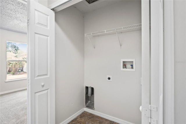 8461 Apple Orchard Rd, Spring Hill, FL 34608 - laundry area featuring hookup for a washing machine, hookup for an electric dryer, and baseboards
