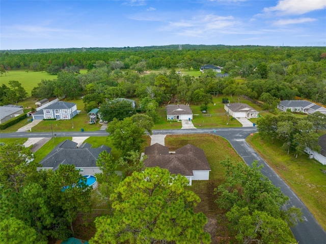 12331 Fulmar Rd, Weeki Wachee, FL 34614 - aerial view of residential area featuring a heavily wooded area
