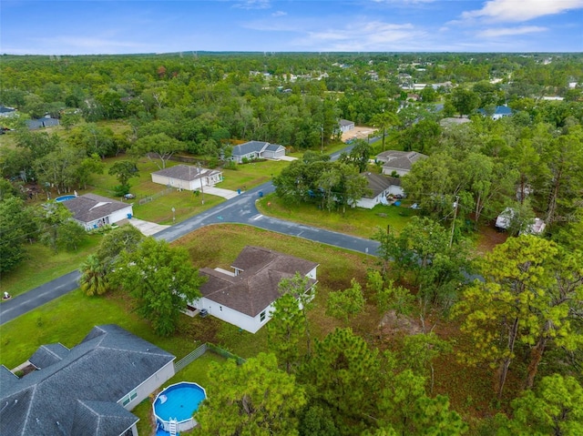 12331 Fulmar Rd, Weeki Wachee, FL 34614 - bird's eye view of a heavily wooded area