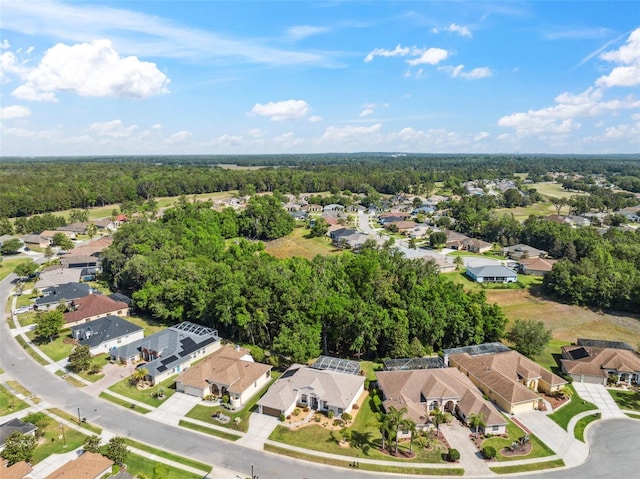 4080 Gevalia Dr, Brooksville, FL 34604 - bird's eye view featuring a residential view and a forest view