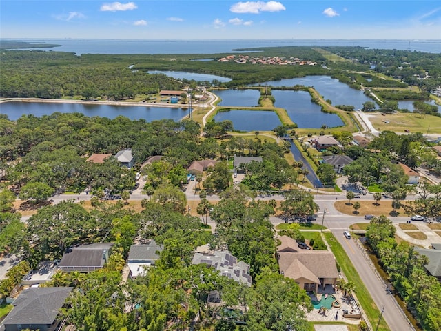 520 Lafayette Blvd, Oldsmar, FL 34677 - aerial view featuring a water view and a residential view