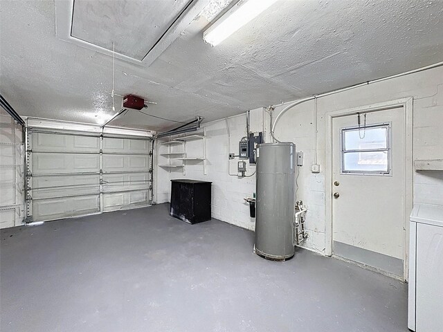 4934 Amherst Ct, New Port Richey, FL 34652 - garage with water heater and a garage door opener