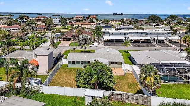 2175 Edythe Dr, Dunedin, FL 34698 - aerial view of residential area featuring a large body of water