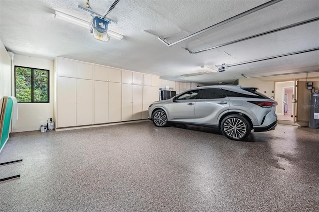 663 Turnberry Ct, Tarpon Springs, FL 34688 - garage featuring a garage door opener and electric water heater