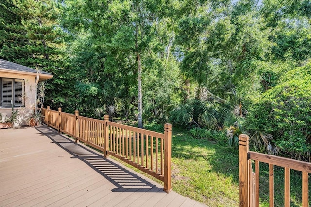 663 Turnberry Ct, Tarpon Springs, FL 34688 - view of wooden terrace