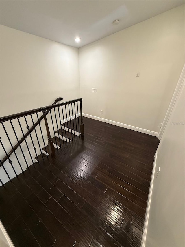 210 S Hale Ave, Tampa, FL 33609 - stairs featuring hardwood / wood-style floors, baseboards, and recessed lighting