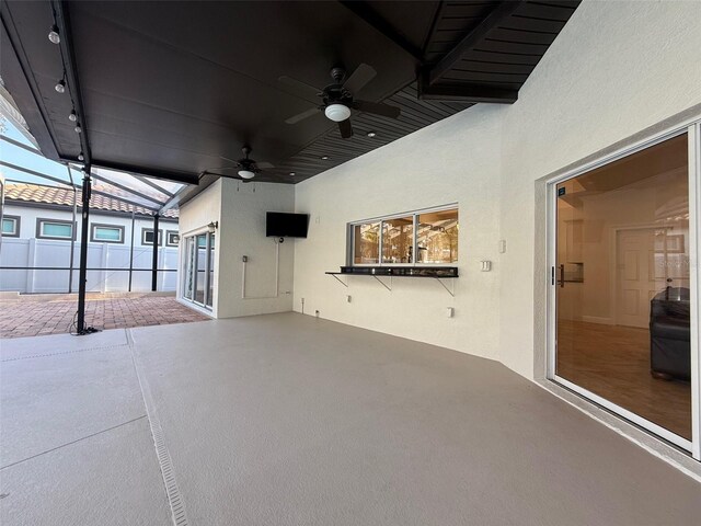 210 S Hale Ave, Tampa, FL 33609 - view of patio / terrace with a ceiling fan